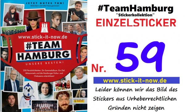 #TeamHamburg "Sticker" (2021) - Nr. 59 (Glitzer)