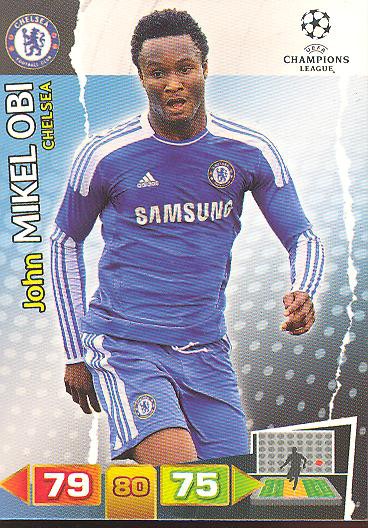 John Mikel Obi - Panini Adrenalyn XL CL 11/12 - FC Chelsea