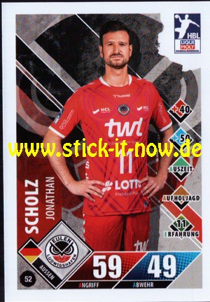 LIQUI MOLY Handball Bundesliga "Karte" 20/21 - Nr. 52