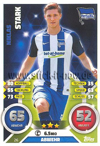 Topps Match Attax Bundesliga 16/17 - Nr. 26