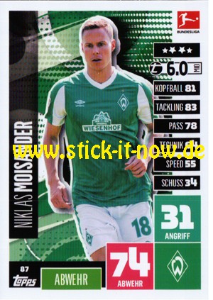 Topps Match Attax Bundesliga 2020/21 - Nr. 87