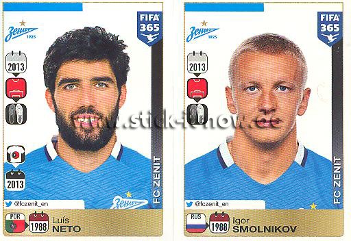 Panini FIFA 365 Sticker - Nr. 736 - 737