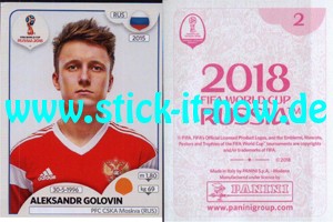 Panini WM 2018 Russland "Sticker" INT/Edition - Nr. 31