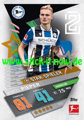 Topps Match Attax Bundesliga 2021/22 - Nr. 89 ( Star-Spieler )