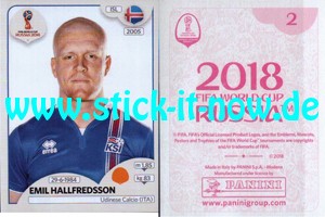 Panini WM 2018 Russland "Sticker" INT/Edition - Nr. 291