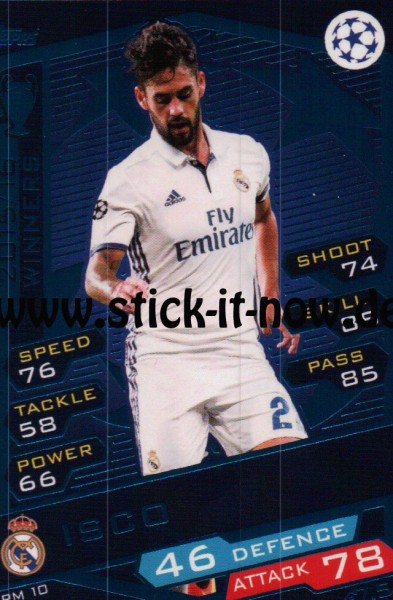 Match Attax Champions League 16/17 - Nr. RM 10