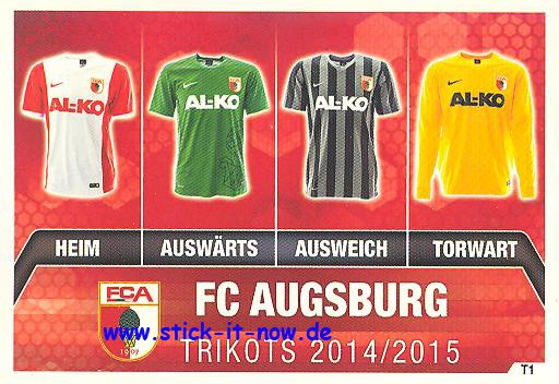 Match Attax 14/15 - Trikots 14/15 - FC AUGSBURG - Nr. T1