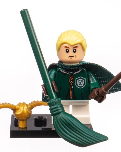 Lego Minifiguren "Harry Potter" (2018) - Draco Malfoy im Quidditch-Umhang - Nr. 4