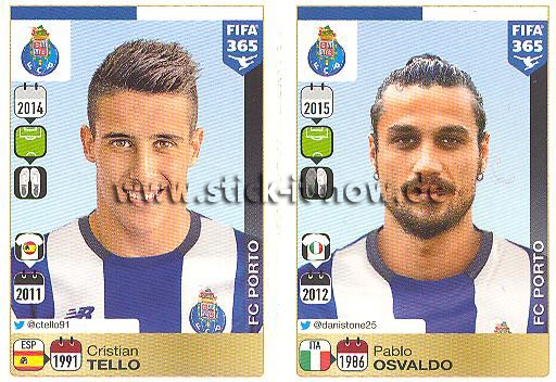 Panini FIFA 365 Sticker - Nr. 727 - 728