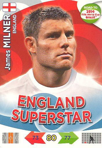 Panini Adrenalyn XL Road to WM 2014 - James MILNER