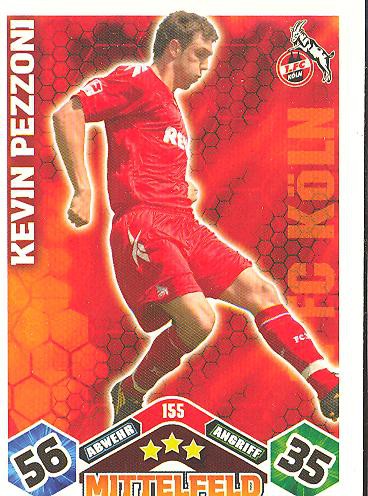 Match Attax 10/11 - KEVIN PEZZONI - 155