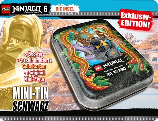 Lego Ninjago Trading Cards - SERIE 6 (2021) - Mini Tin "schwarz" ( LE 17 )
