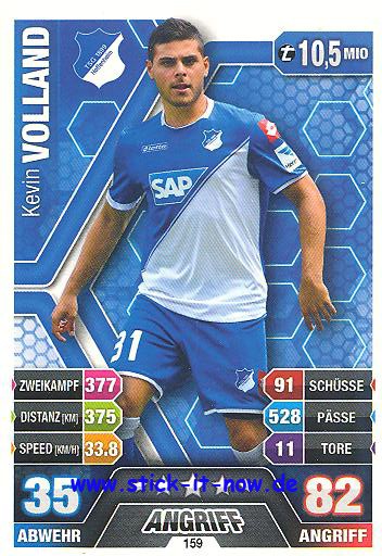 Match Attax 14/15 - Kevin VOLLAND - TSG Hoffenheim - Nr. 159