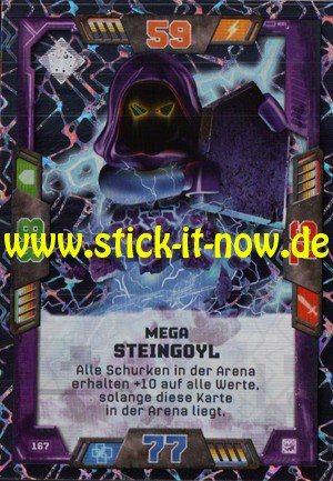 Lego Nexo Knights Trading Cards - Serie 2 (2017) - Nr. 167 (Glitzer)