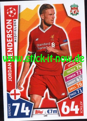 Match Attax Champions League 17/18 - Nr. 188