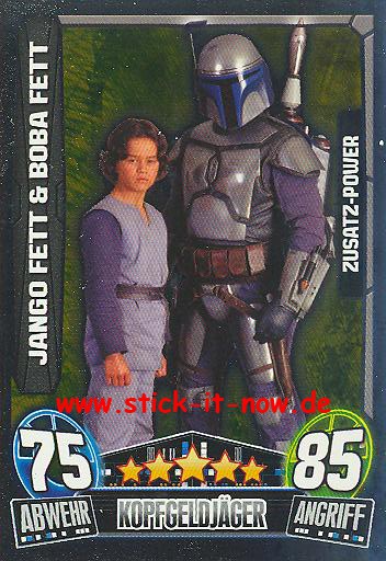 Force Attax Movie Collection - Serie 3 - Zusatz-Power - JANGO FETT & BOBA FETT - Nr. 204