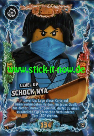 Lego Ninjago Trading Cards - SERIE 6 "Next Level" (2021) - Nr. 74 (Level-up)