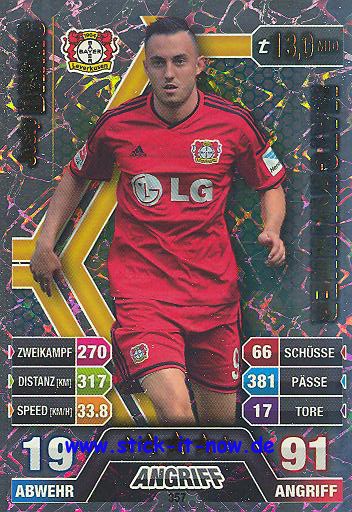 Match Attax 14/15 - Josip DRIMIC - Bayer Leverkusen - Nr. 357 (MATCHWINNER)