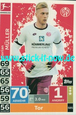 Topps Match Attax Bundesliga 18/19 "Extra" - Nr. 585