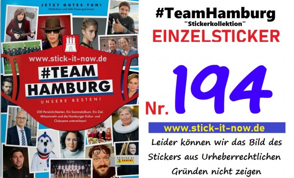 #TeamHamburg "Sticker" (2021) - Nr. 194