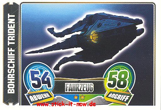 Force Attax - Star Wars - Clone Wars - Serie 5 - Bohrschiff Trident - Nr. 79