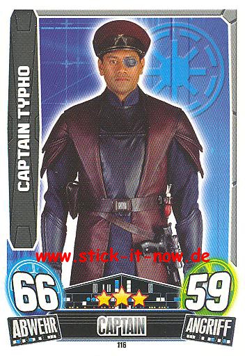 Force Attax Movie Collection - Serie 3 - CAPTAIN TYPHO - Nr. 116