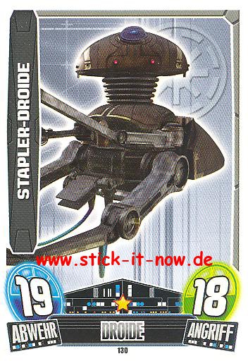Force Attax Movie Collection - Serie 3 - STAPLER-DROIDE - Nr. 130