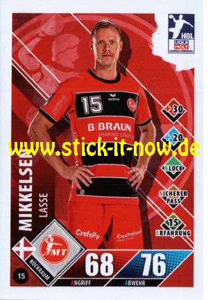 LIQUI MOLY Handball Bundesliga "Karte" 20/21 - Nr. 15