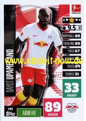 Topps Match Attax Bundesliga 2020/21 - Nr. 192