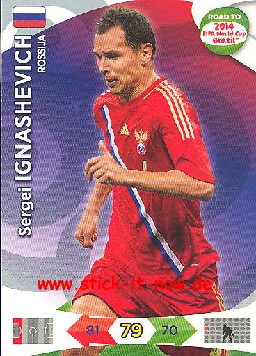 Panini Adrenalyn XL Road to WM 2014 - Sergei IGNASHEVICH