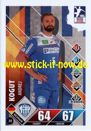 LIQUI MOLY Handball Bundesliga "Karte" 20/21 - Nr. 20