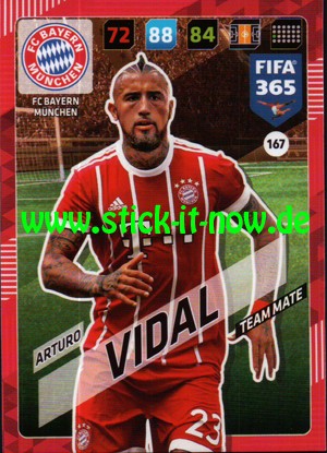 Panini FIFA 365 Adrenalyn XL 2018 - Nr. 167