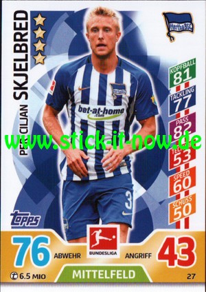 Topps Match Attax Bundesliga 17/18 - Nr. 27