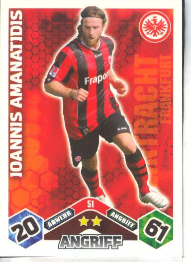 Match Attax 10/11 - IOANNIS AMANATIDIS - 051