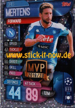 Match Attax Champions League 2019/20 - Nr. C NAP (Club MVPs)