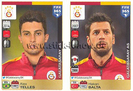 Panini FIFA 365 Sticker - Nr. 768 - 769