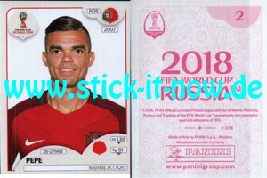 Panini WM 2018 Russland "Sticker" INT/Edition - Nr. 104