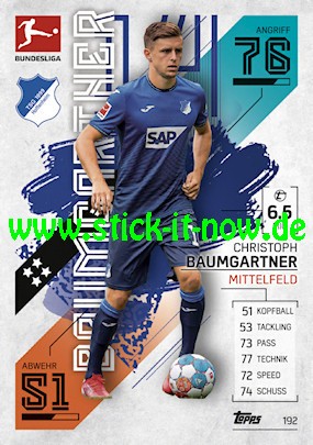 Topps Match Attax Bundesliga 2021/22 - Nr. 192