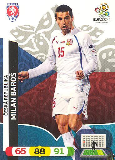 Panini EM 2012 - Adrenalyn XL - Milan Baros - Tschechien