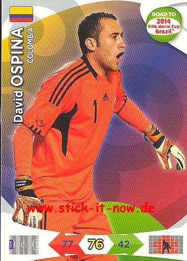 Panini Adrenalyn XL Road to WM 2014 - David OSPINA