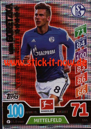 Topps Match Attax Bundesliga 17/18 EXTRA - Nr. 595 (Club 100)