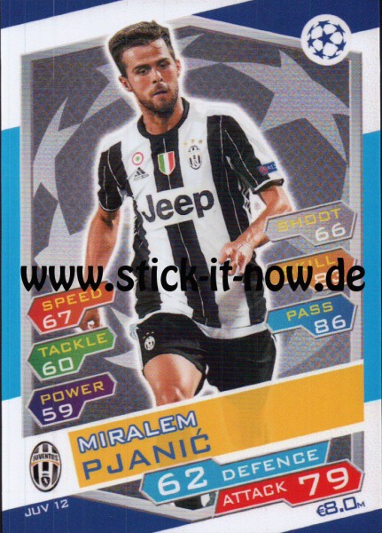 Match Attax Champions League 16/17 - Nr. JUV 12