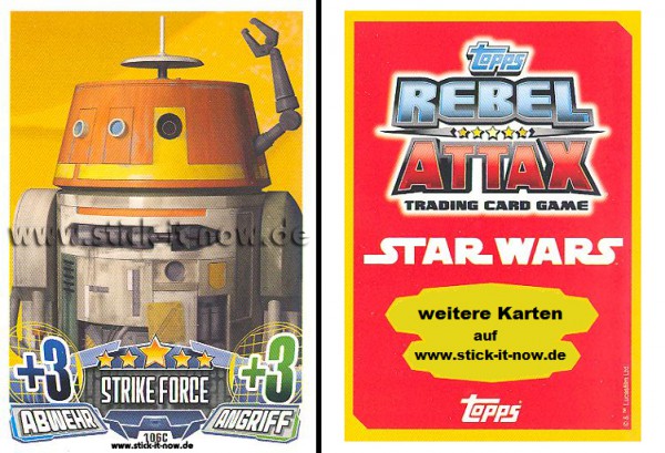 Rebel Attax - Serie 1 (2015) - STRIKE-FORCE - REBELLION 2 - Nr. 106C