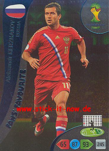 Panini Adrenalyn XL Brasil WM 2014 - Fans Favourites - Aleksandr KERZHAKOV