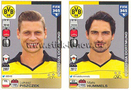 Panini FIFA 365 Sticker - Nr. 496 - 497