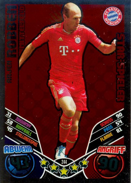 Match Attax 11/12 - Arjen Robben - Star-Spieler