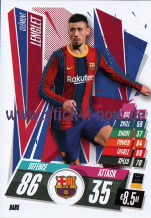 Match Attax Champions League 2020/21 - Nr. BAR 5