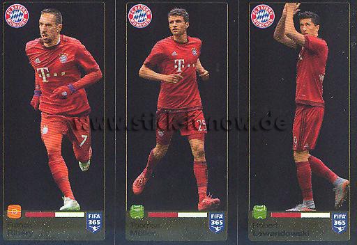 Panini FIFA 365 Sticker - Nr. 480 - 481 - 482