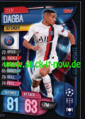 Match Attax Champions League 2019/20 "Extra" - Nr. SU 24