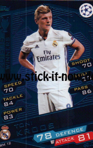 Match Attax Champions League 16/17 - Nr. RM 12